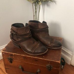 Hudson Brown Booties